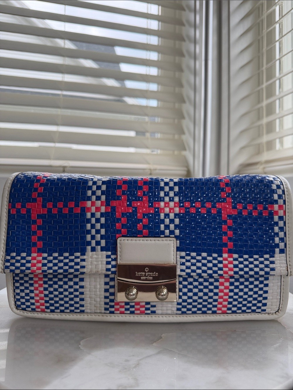 NWOT Kate Spade Bay Drive Chloe Finn Clutch Bag