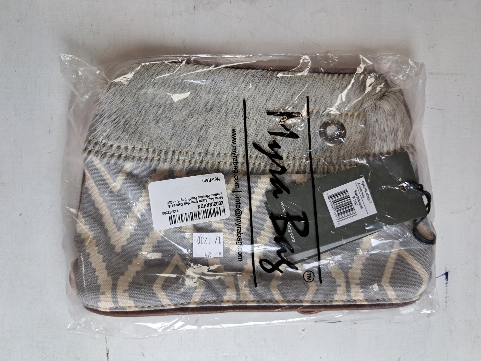 Myra Handbags Blaze Strip Pouch S-1330