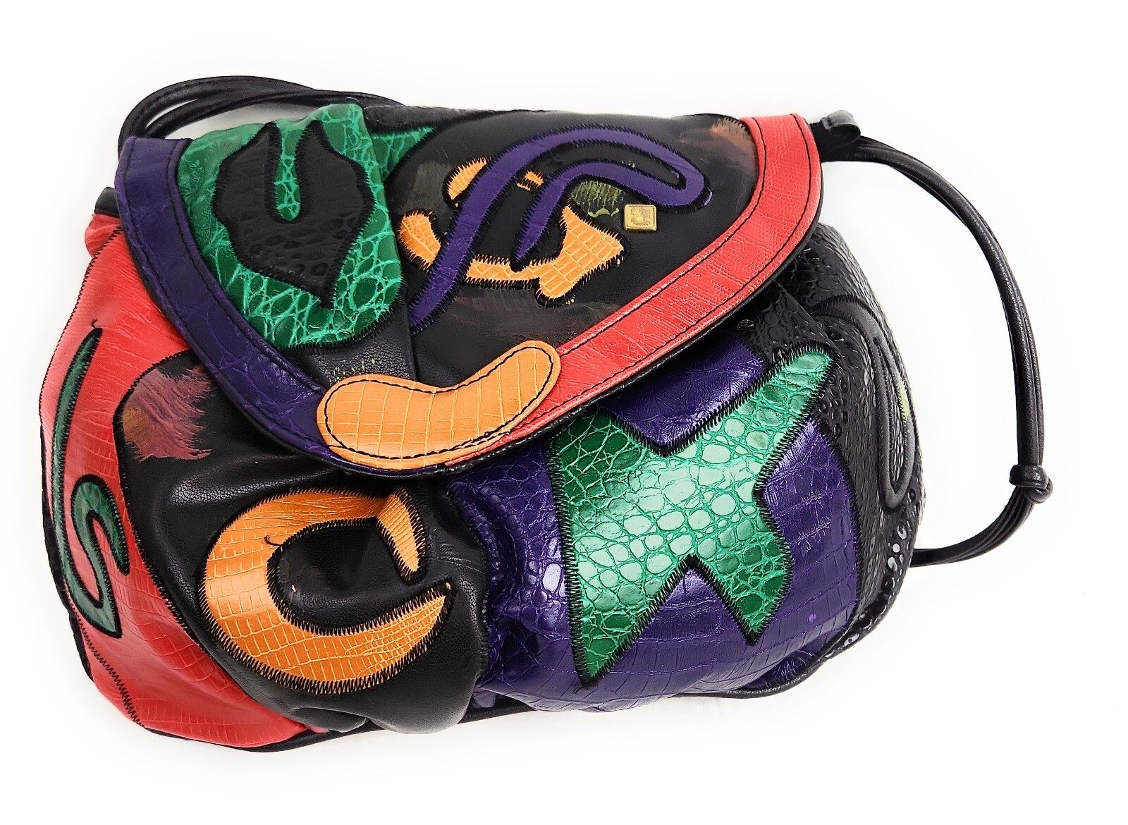 Vintage Nas Bag Made in Korea Colorful Patchwork
