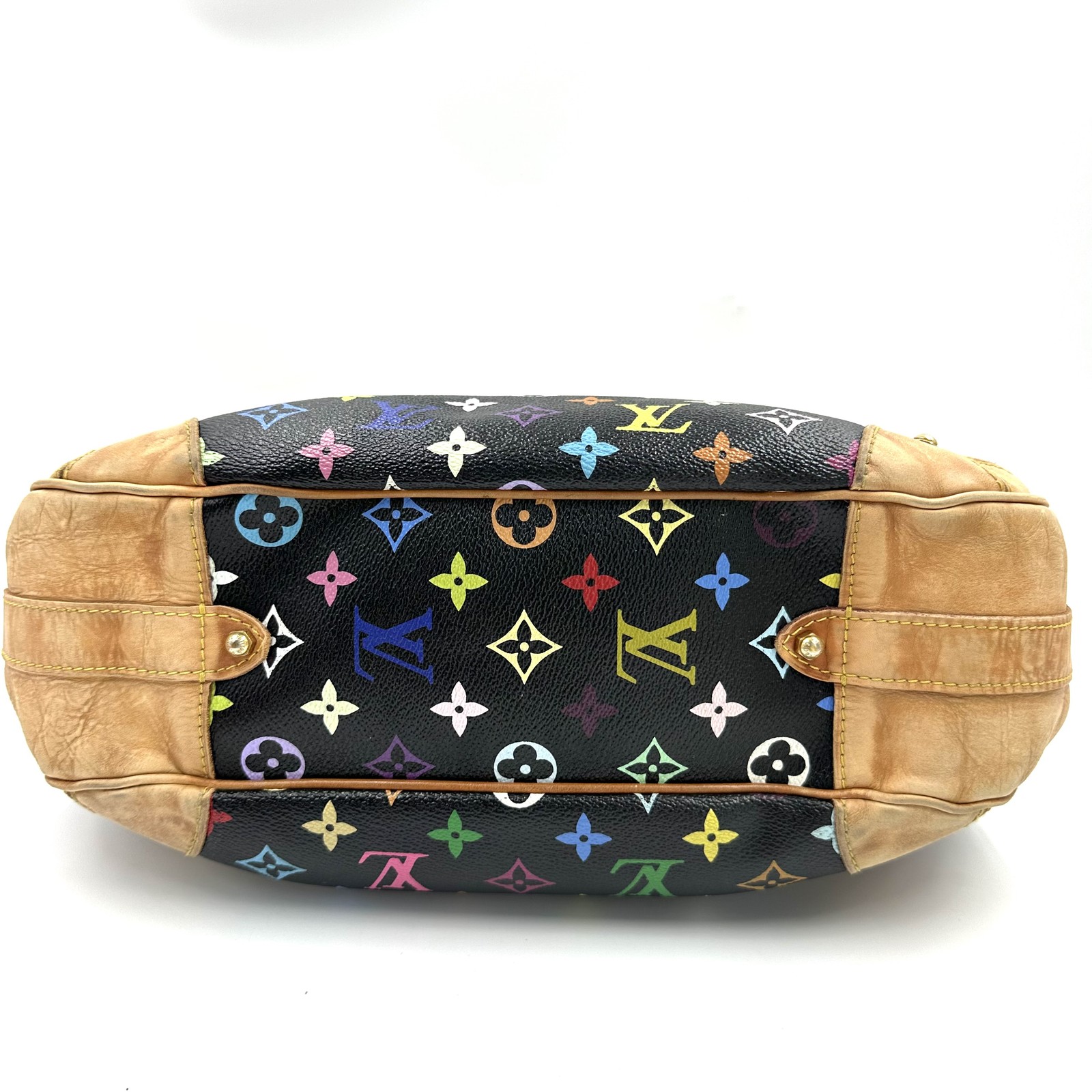 8.21 Live Louis Vuitton Greta Handbag Monogram Multicolor