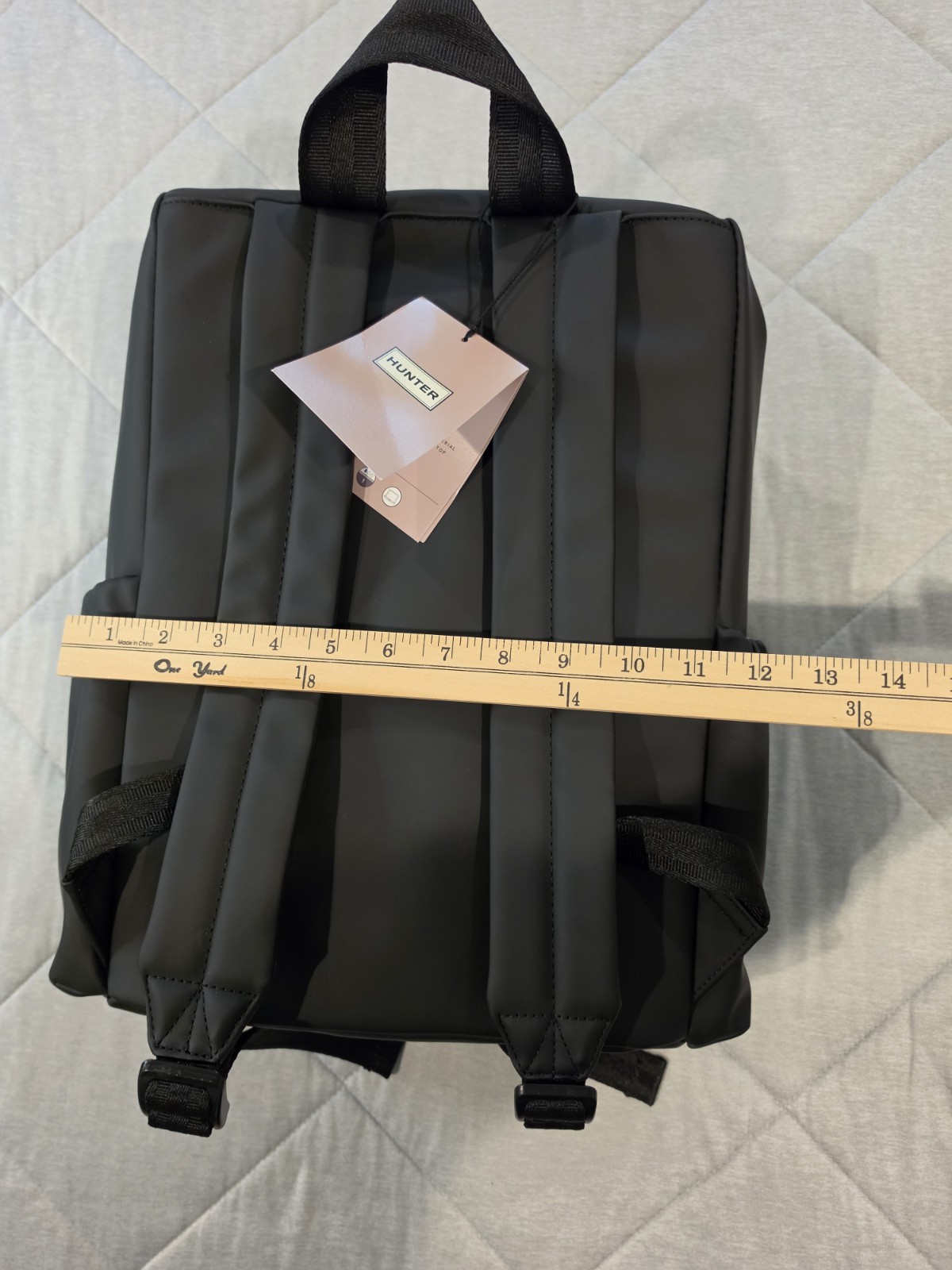 Hunter Top Clip Backpack Black (Fits Up 14′ Laptop) Waterproof