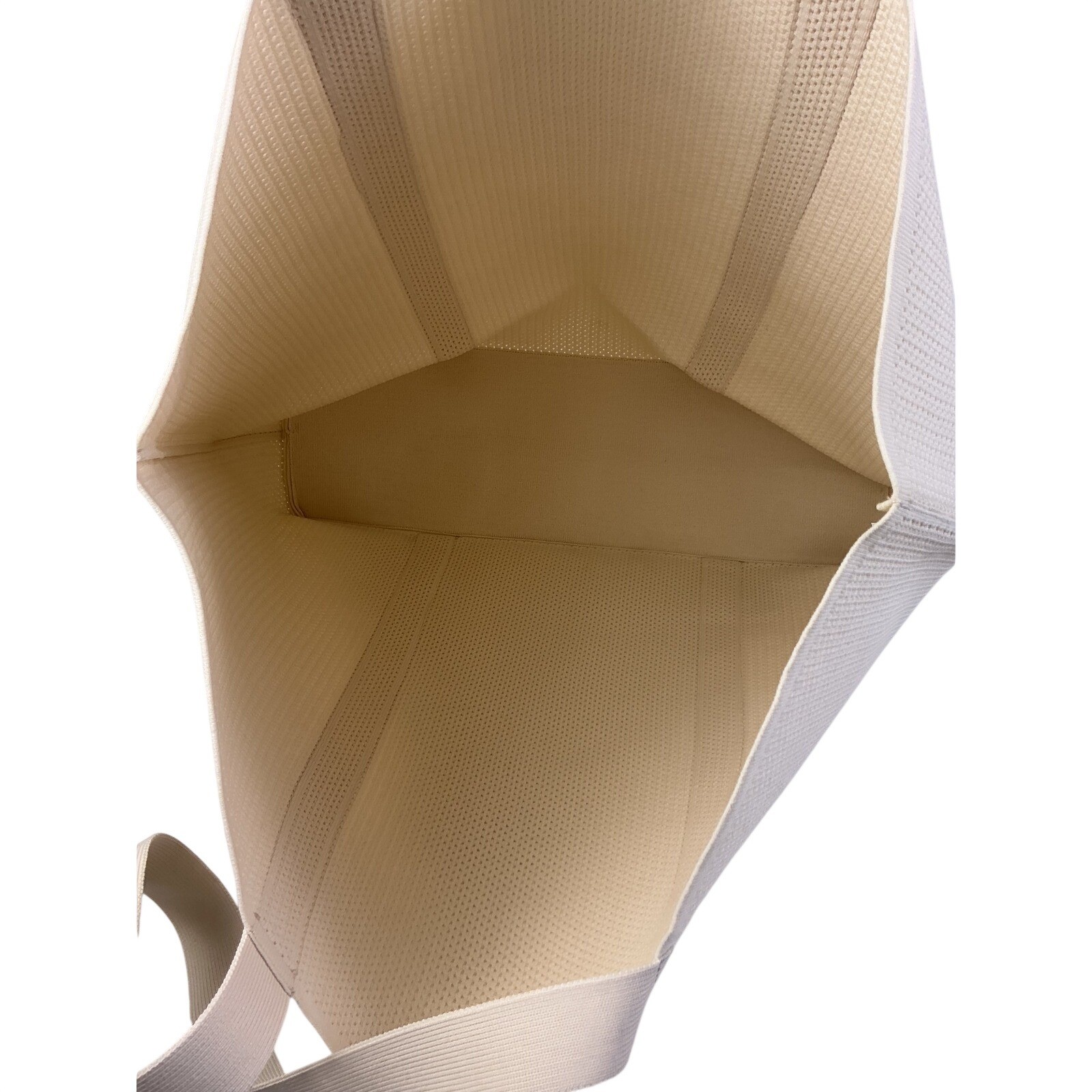 A New Day Oversized Tote Bag Cream Recycled Polyester Mesh XLarge Beach Travel
