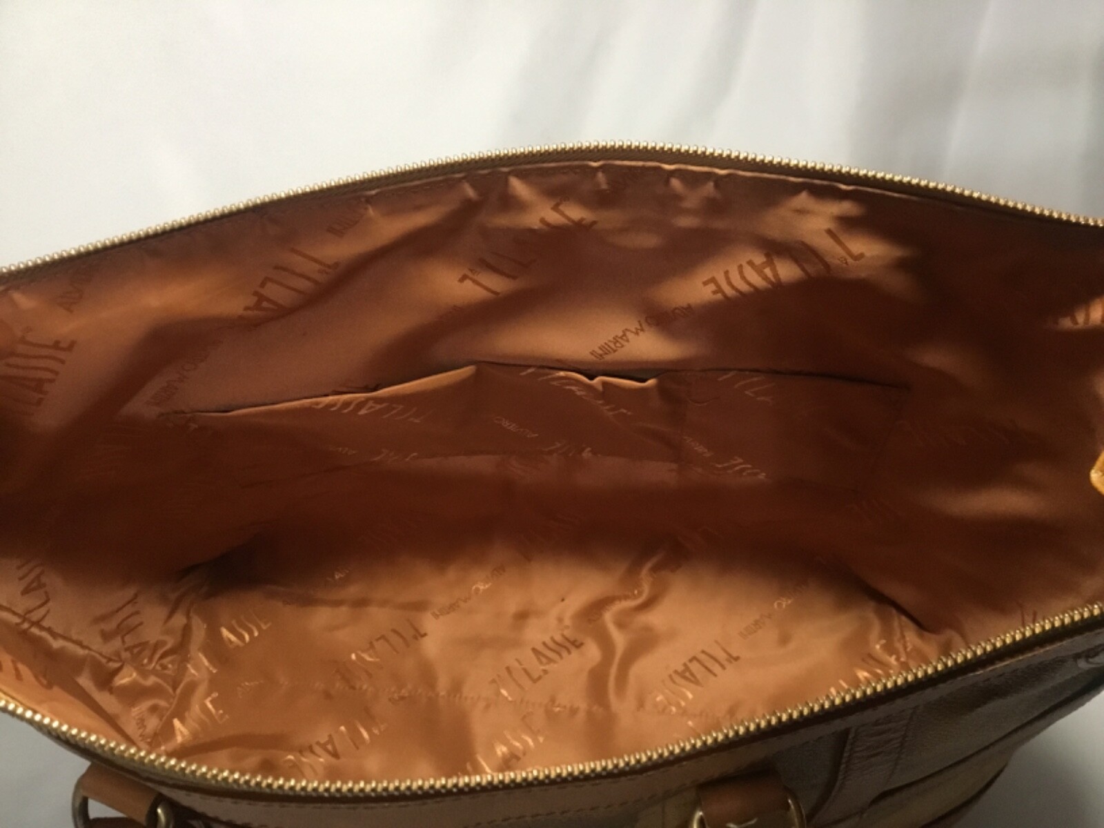 ALVIERO MARTINI 1A PRIMA CLASSE GEO MAP PVC LEATHER LARGE TOTE BAG
