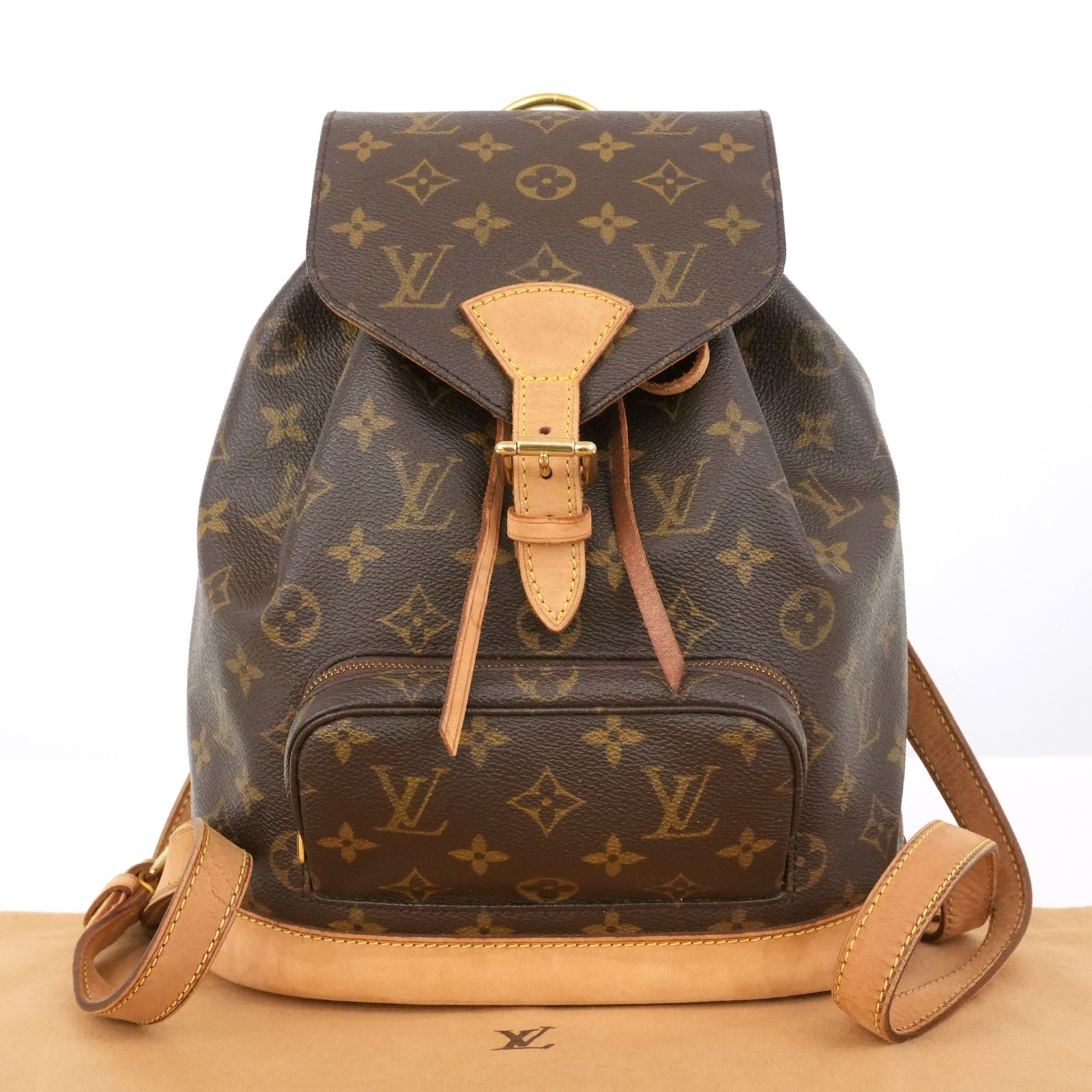 LOUIS VUITTON LV Monogram Montsouris MM M51136 Backpack Bag SP0957 Auth #57904A