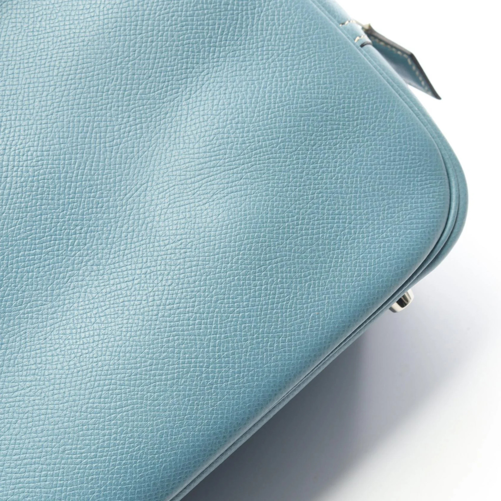 Hermes Plume Handbag Blue #RCB7551