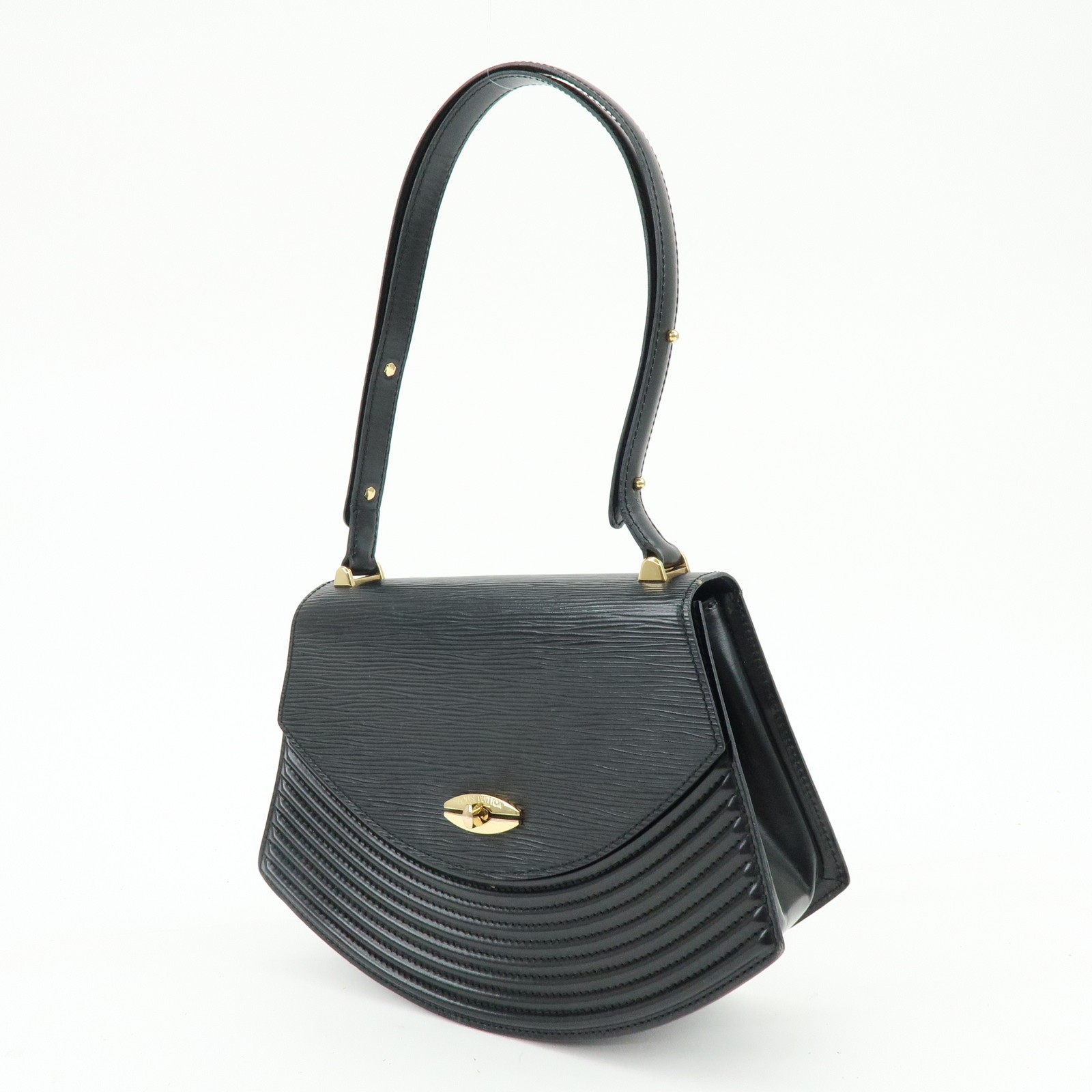 Louis Vuitton Epi Tilsit Shoulder Bag Hand Bag Noir Black M52482 Auth Used F/S