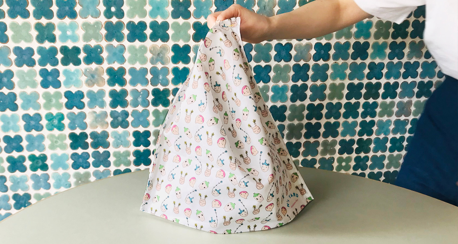 Nara Yoshitomo “Handkerchief Eco Bag” Cotton 35cm Japan N’s YARD From Japan