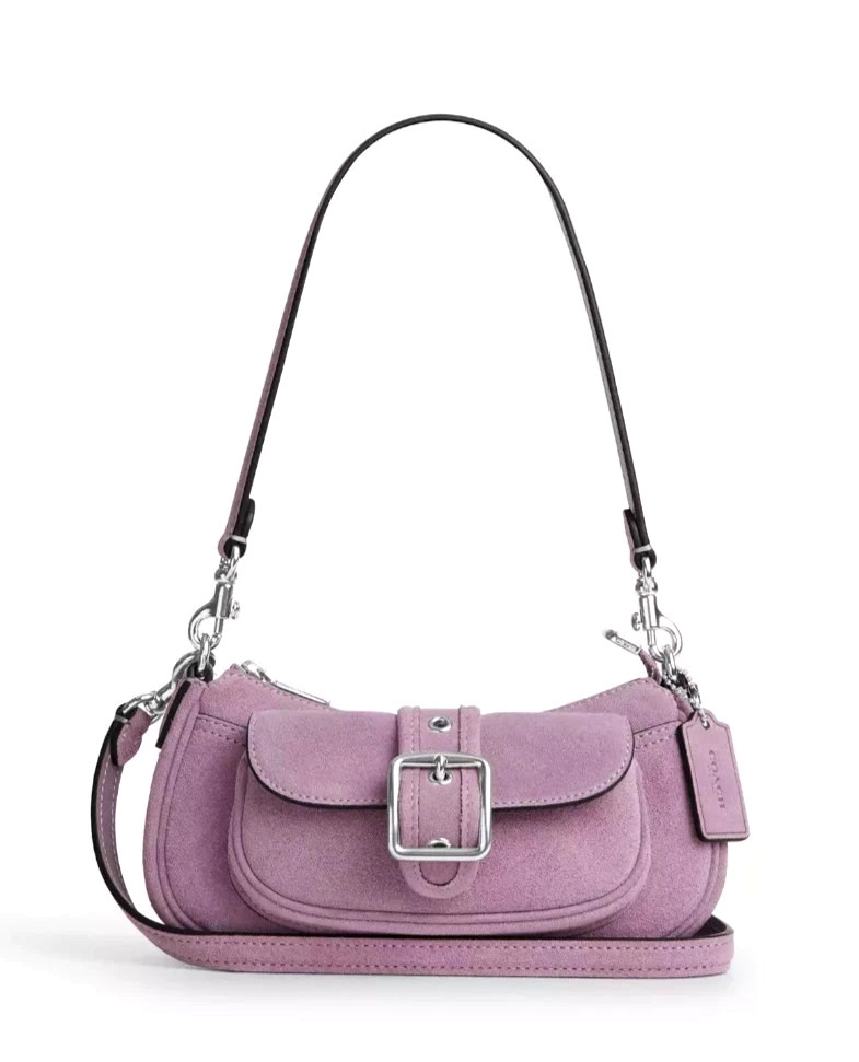 💜COACH Ashton Mini Shoulder Bag Crossbody Purse Light Violet CDB12 NEW💜NWT