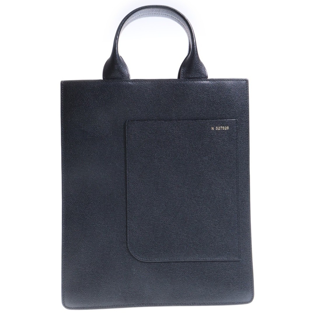 Valextra Boxy 2 Way Tote Shoulder Bag Black Used 1390a10eeca5bef783823bdd0d2ffa7