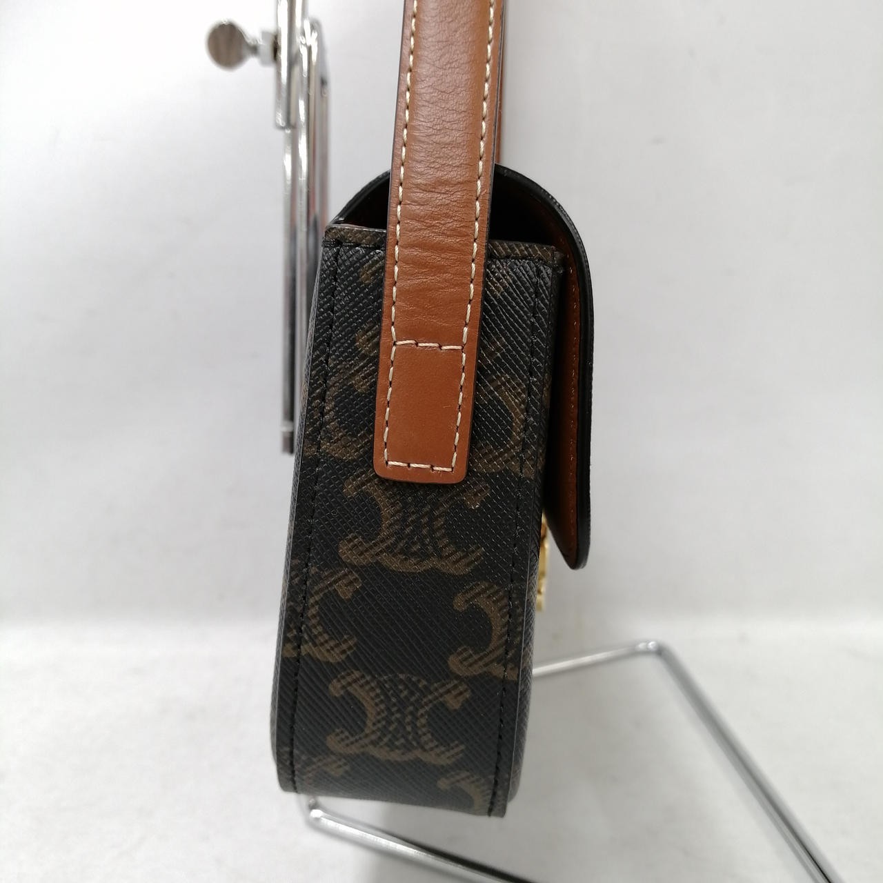 CELINE 194142 Claude Triomphe Shoulder Bag