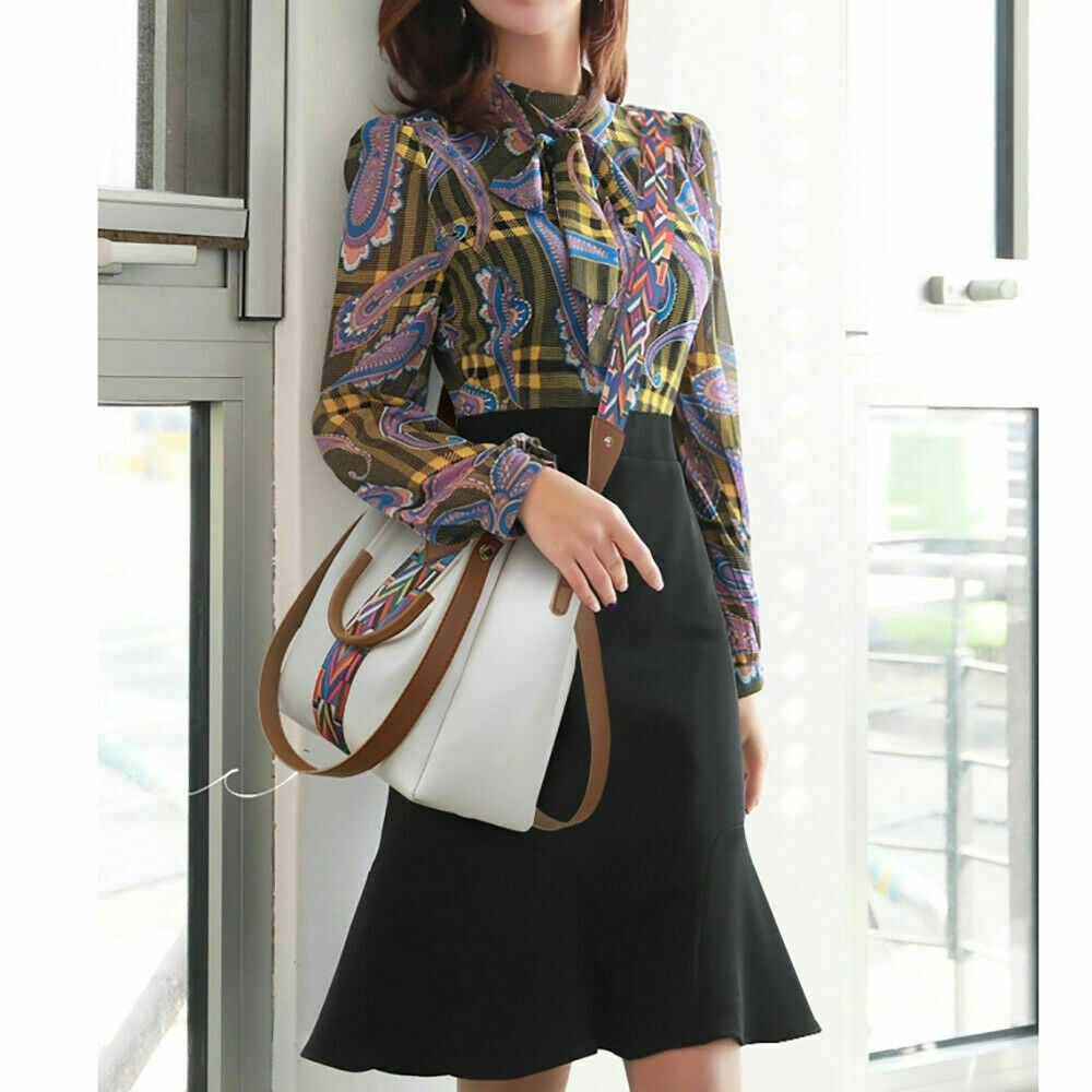 4pcs Set Women Elegant PU Leather Handbag Hoo Satchel Purse Tote Shoulder Bags