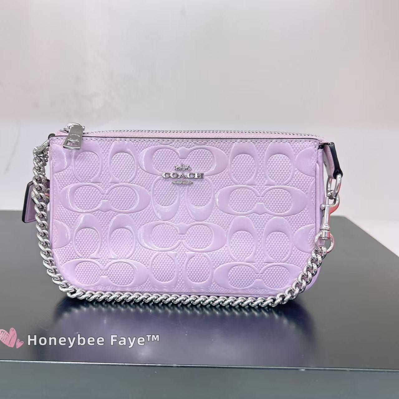 NWT Coach Nolita 19 In Signature Leather With Heart Charm CCZ27/CDY97