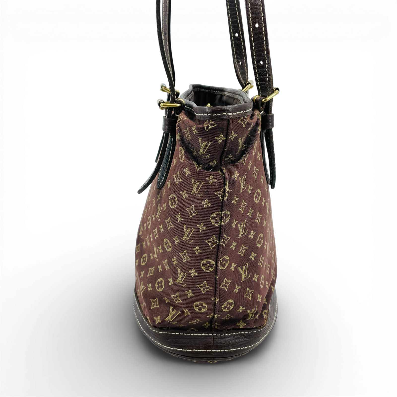 LOUIS VUITTON Bucket PM Monogram Mini Canvas Brown Vintage Shoulder Bag M95226