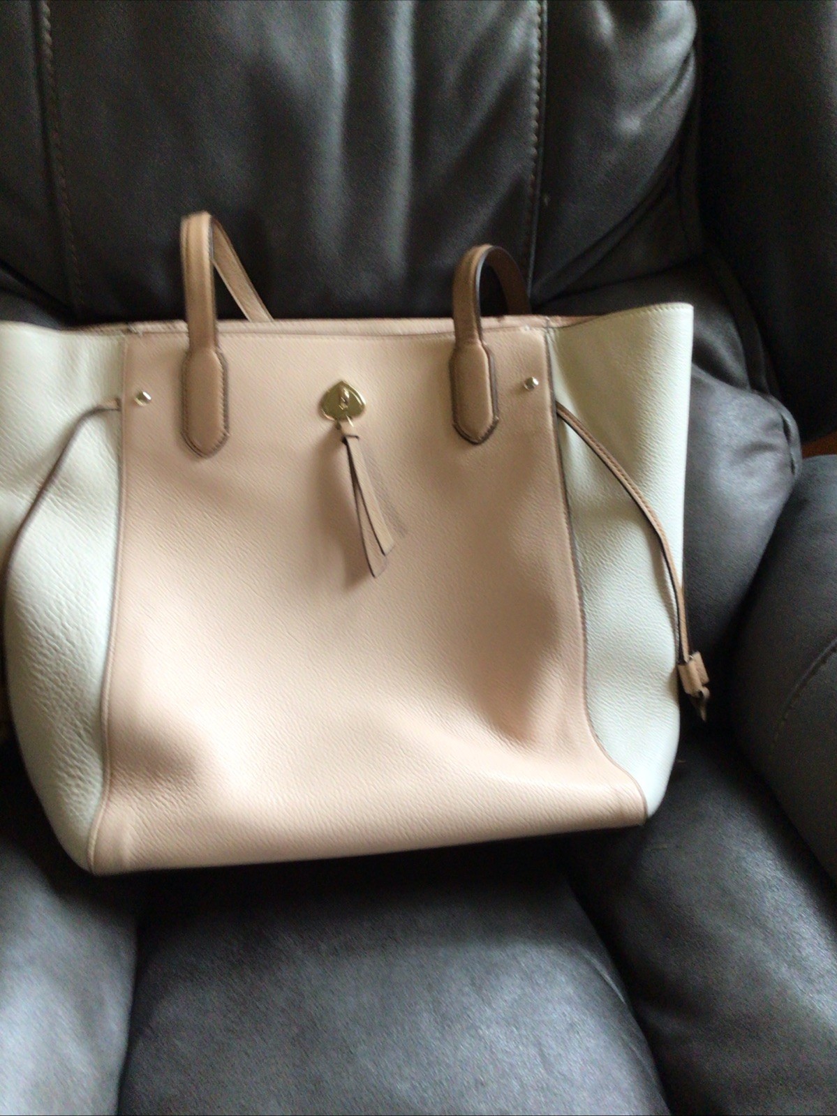 Kate Spade Marti K8156 Large Tote Clorblock Pebble Color : Soft Rose
