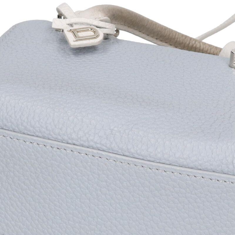 DELVAUX Bag: Cool Box Nano D Buckle Gray W15.5H9.5D7cm;