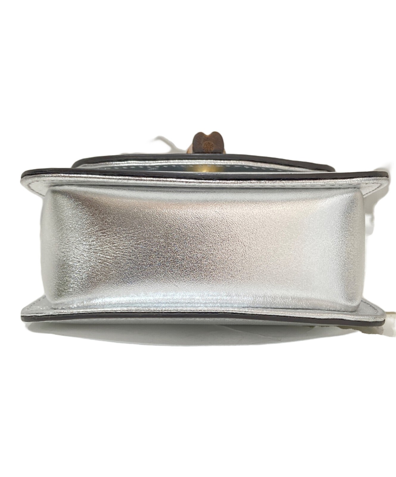 Gucci Bamboo Mini 760246 Silver Bag #TFB1531