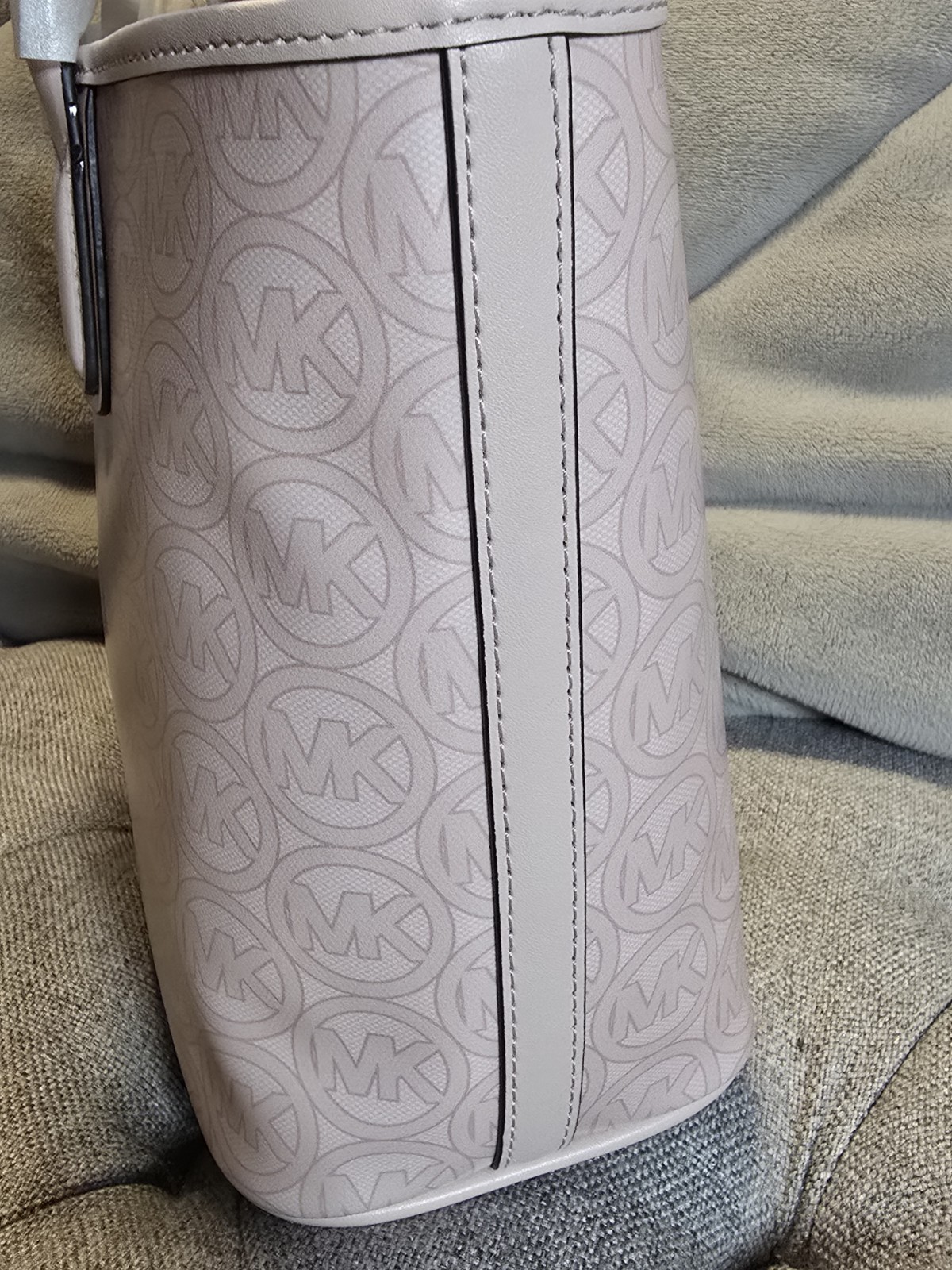 Michael Kors Jodie Small Logo Jacquard Blush(Pink) Tote Bag 35H1T2JT1C NWT NEW!!