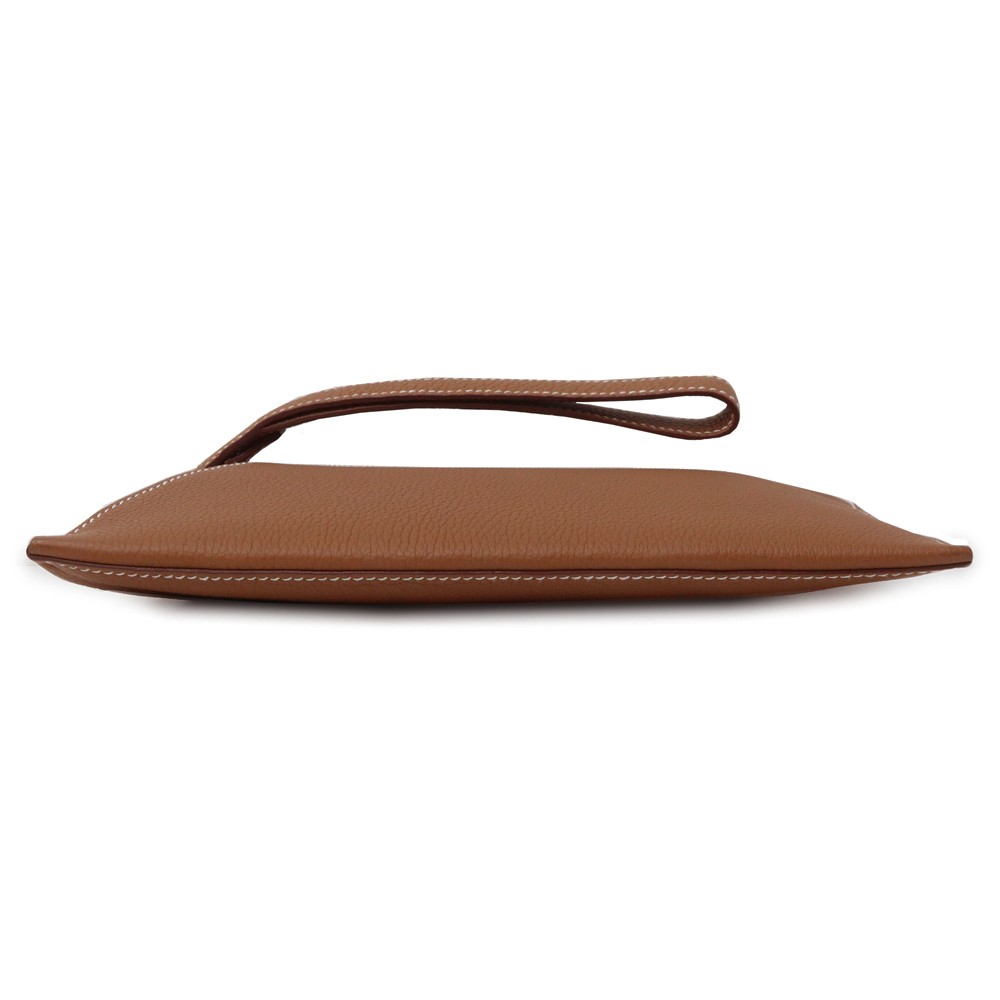 HERMES Cabas Vertige 24 Pouch Togo calfskin, Gold