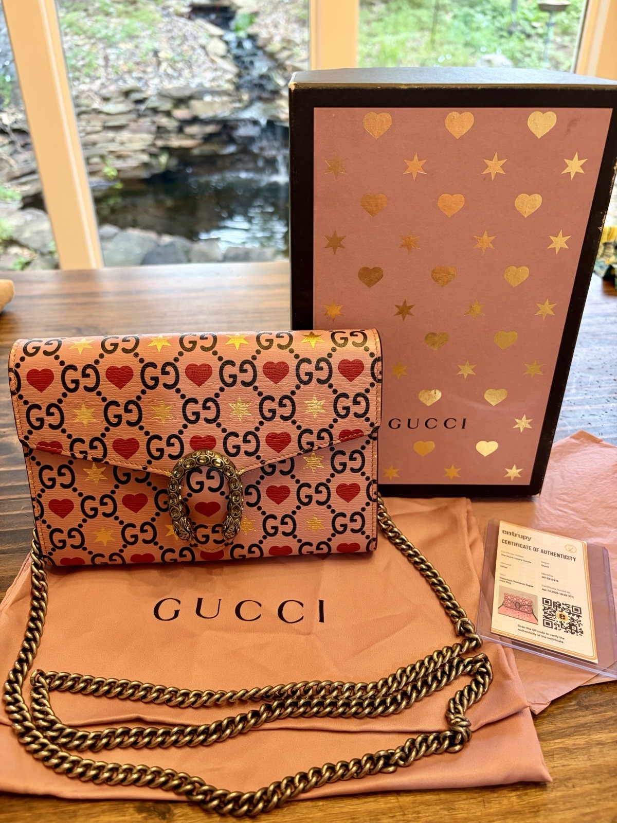Rare Gucci Valentines Dionysus super mini, Limited Edition Bag-Full Set!
