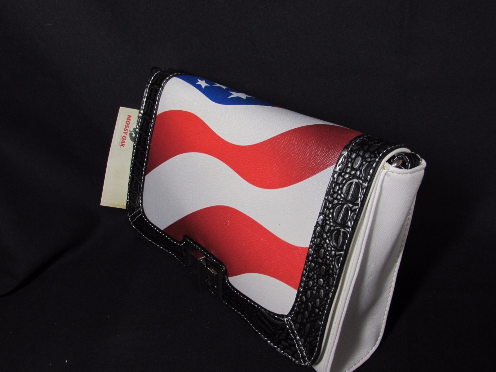 Mossy Oak AMERICAN FLAG Messenger Handbag Purse LIQUIDATION PRICED BLOWOUT SALE