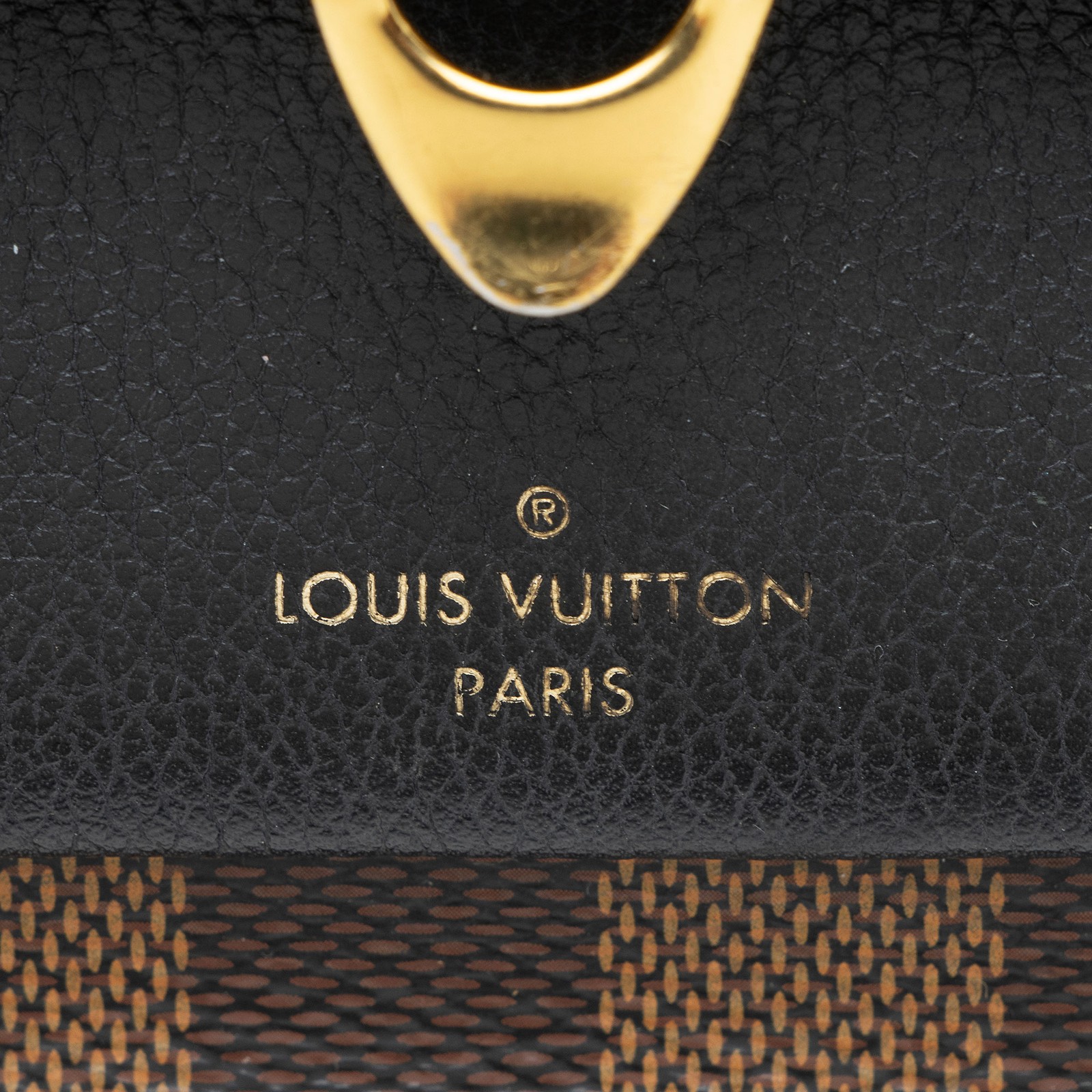 Louis Vuitton Damier Ebene Vavin Chain Wallet