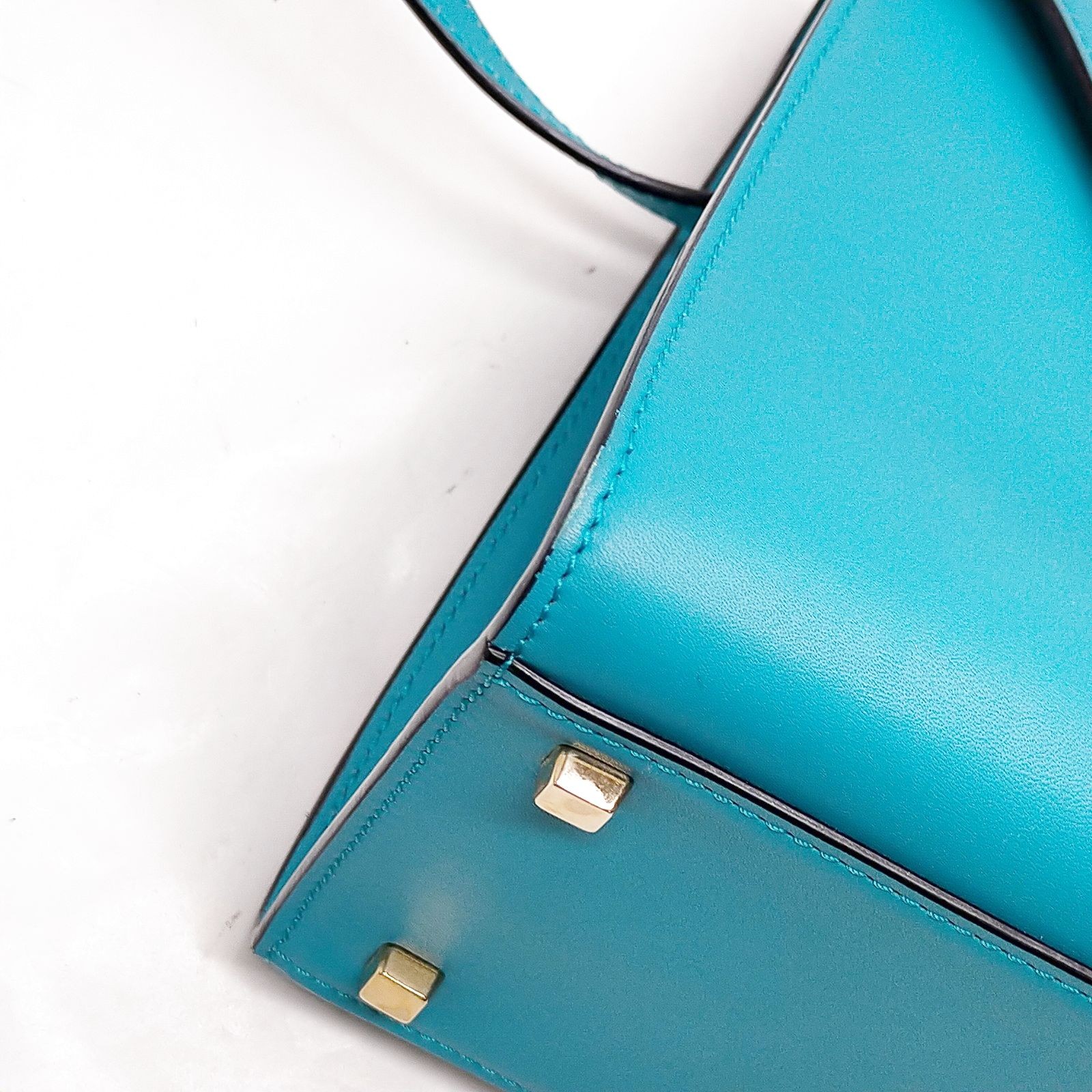 Valextra Hand Bag Blue Leather 3293037