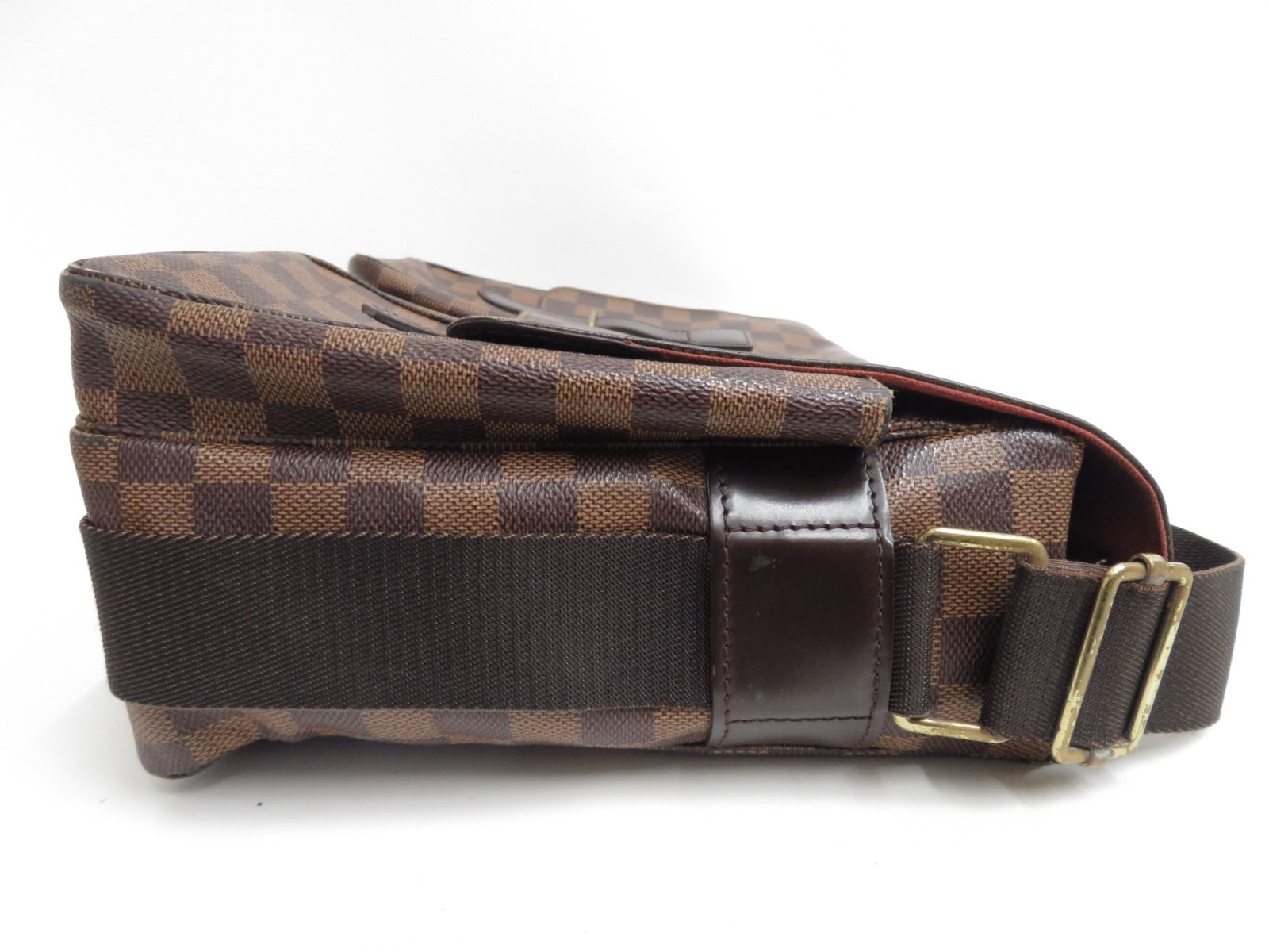 Authentic Louis Vuitton Damier Ebene Broadway Shoulder Bag Crossbody F#45804