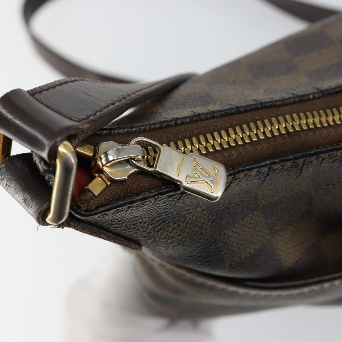 LOUIS VUITTON Damier Ebene Bloomsbury PM Shoulder Bag N42251 LV Auth gh1337