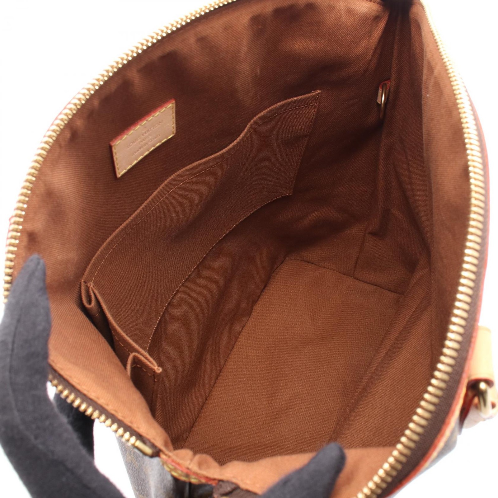 LOUIS VUITTON Lockit Vertical Handbag M40103 Monogram canvas Brown Used Women LV