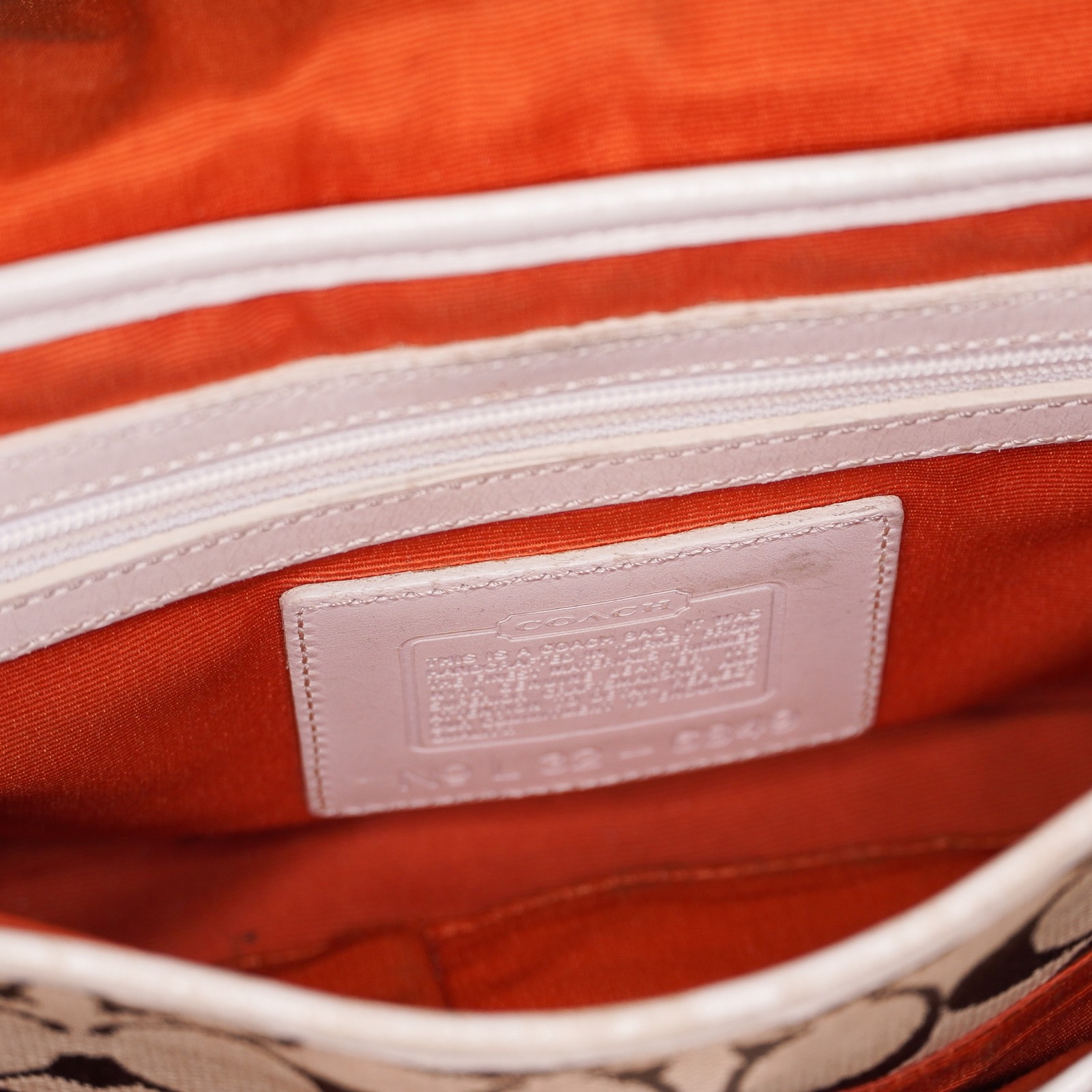 Authentic Coach Signature Mini Field Shoulder Bag Crossbody Canvas x Leather 77