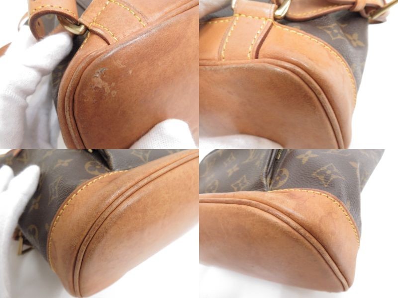Authentic Louis Vuitton Monogram Montsouris MM Backpack F#45830