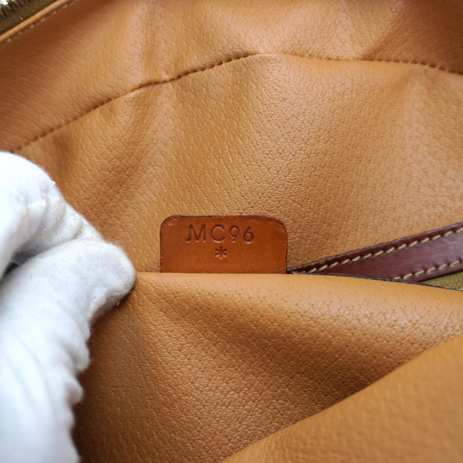 Vintage CELINE Classic Brown Triomphe Macadam Leather Dome Tote Bag Italy