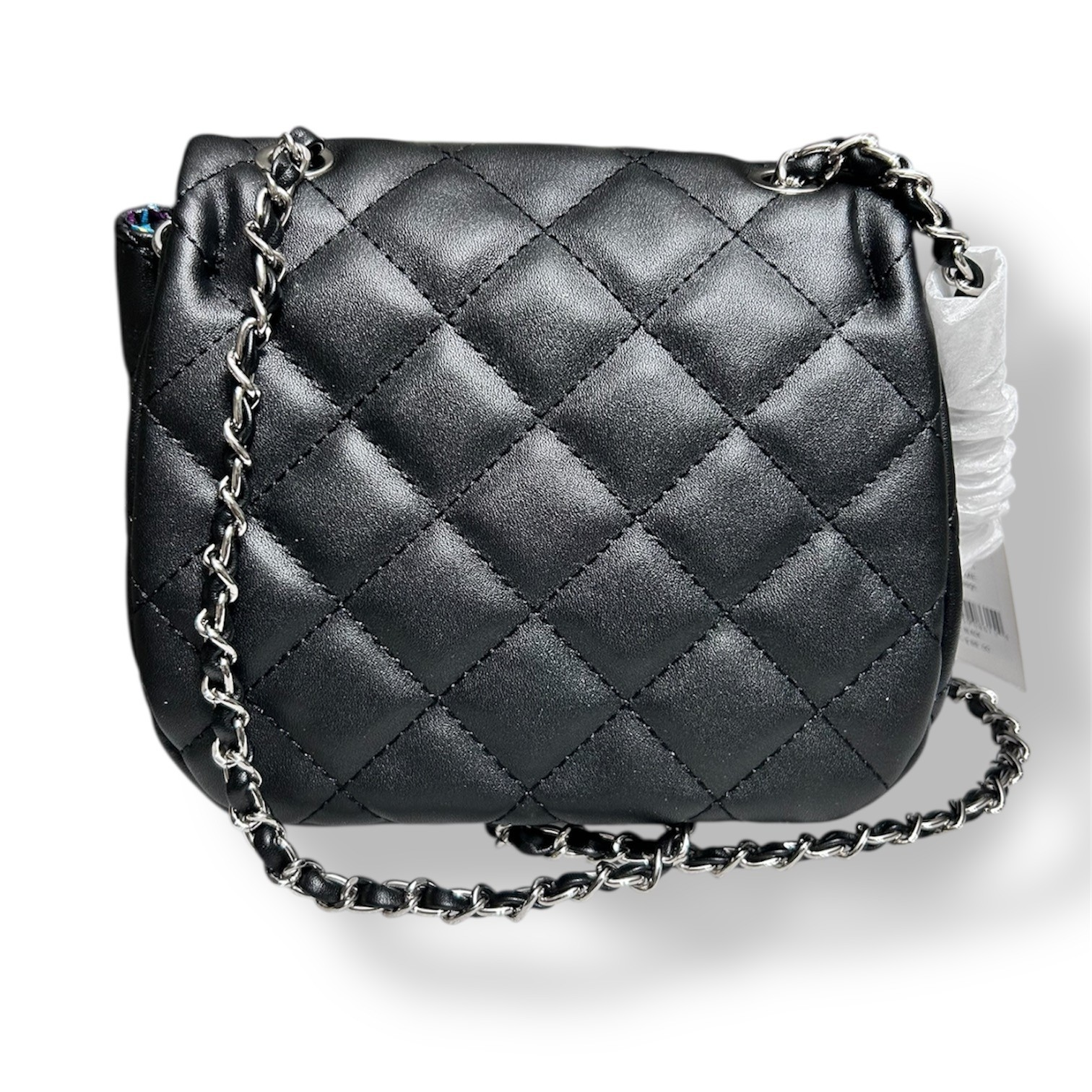 New CXL by Christian Lacroix Valo Chain Black Quilted Shoulder Bag Party