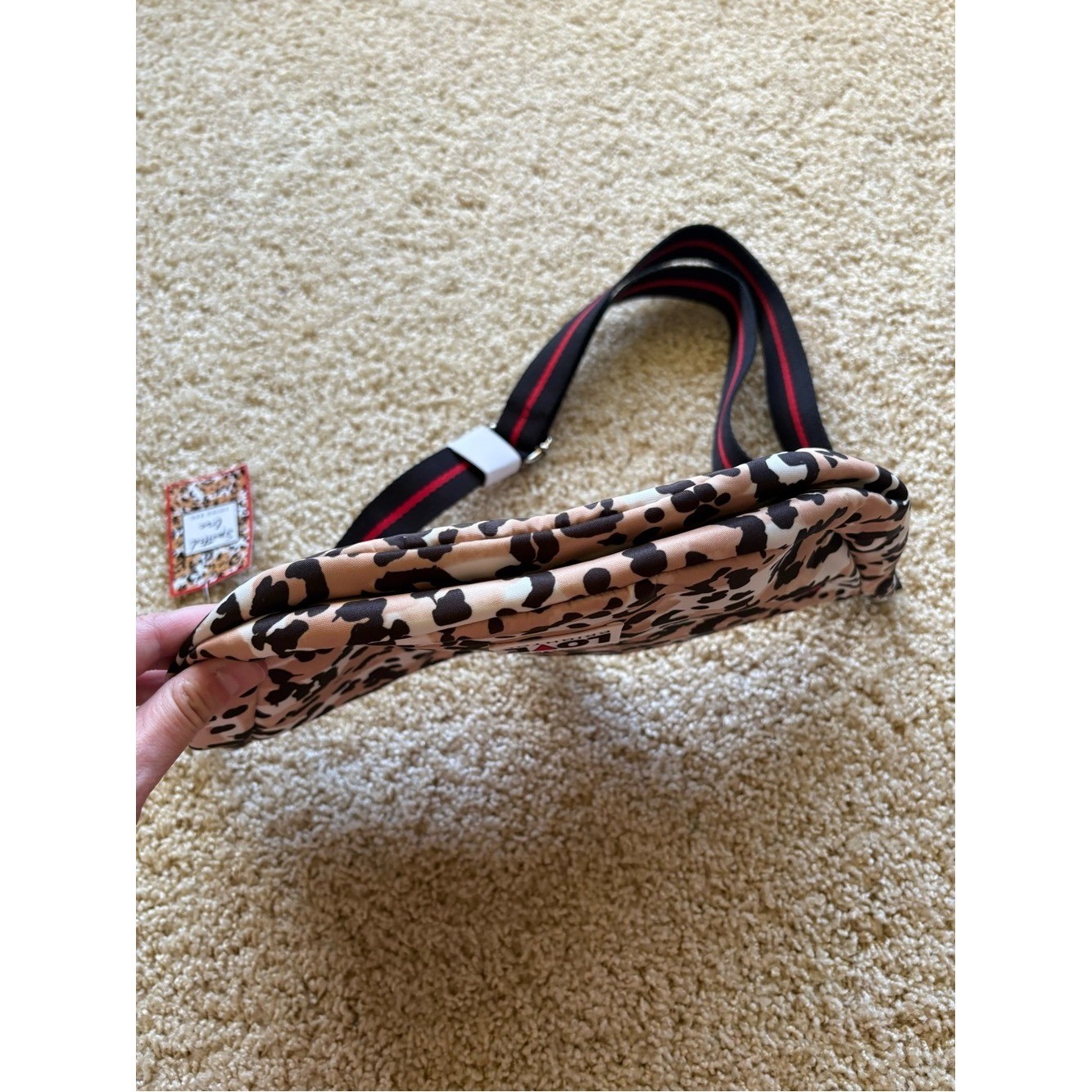 Brighton Spotted Love Swing Bag Leopard Print Crossbody Purse NWT