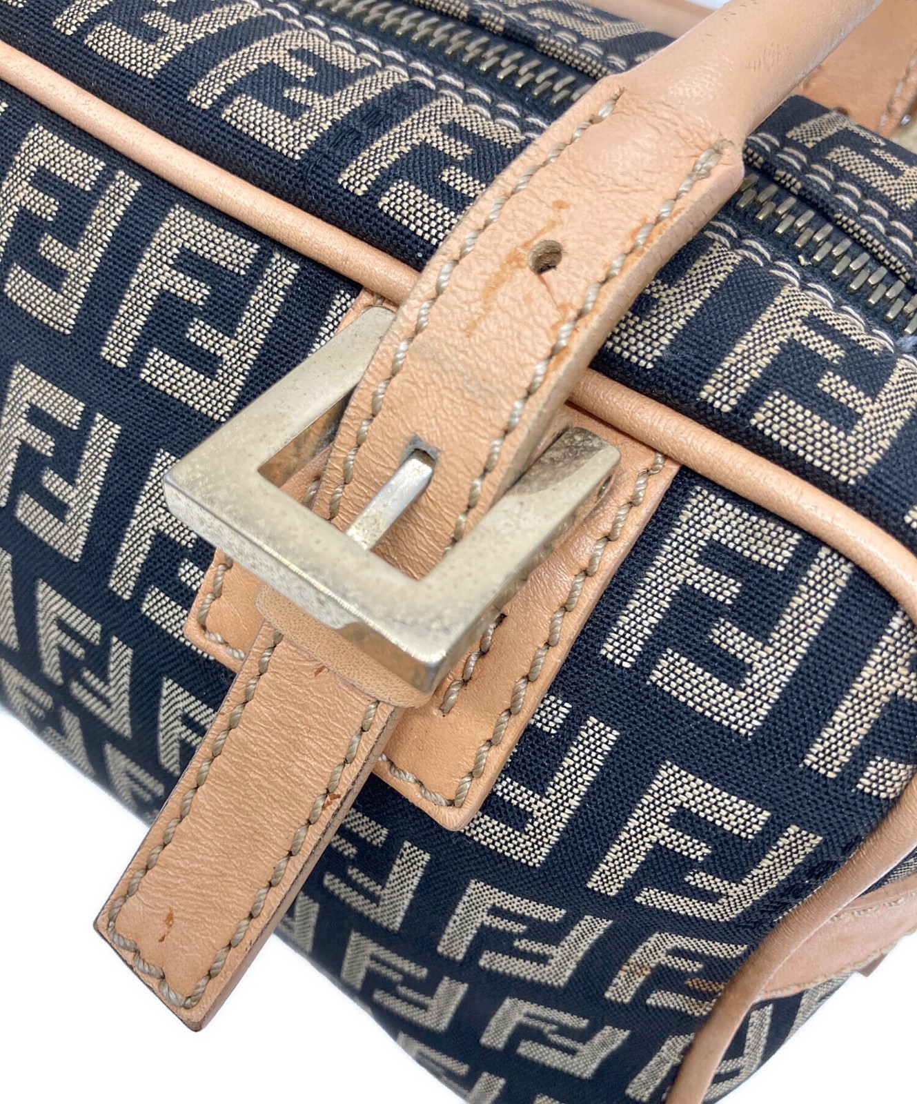 Fendi Mini 2373 8BN004 028 Black Boston Bag #TFB2967
