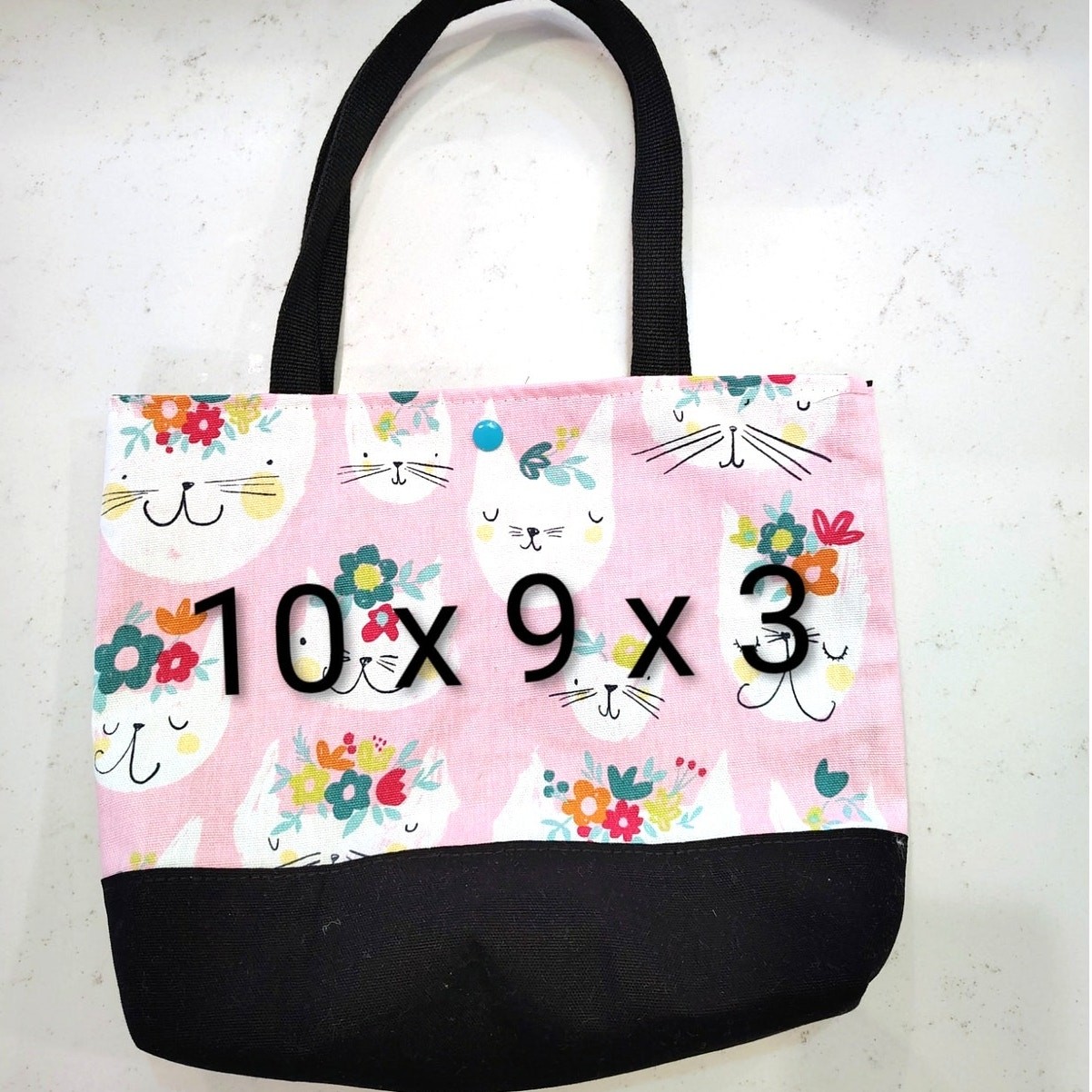 Got Cats? / Adorable Snap closure lightweight lined purse / tote / organizer