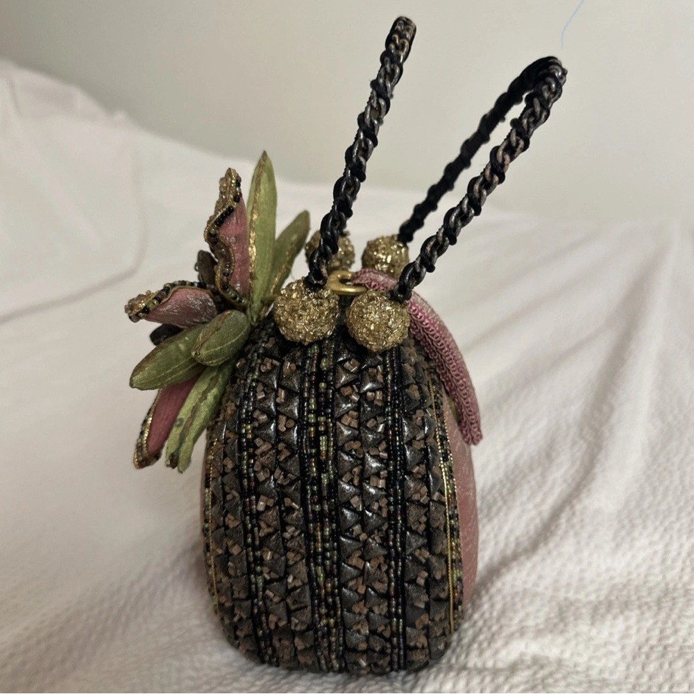 Mary Francis beaded beauty handbag small