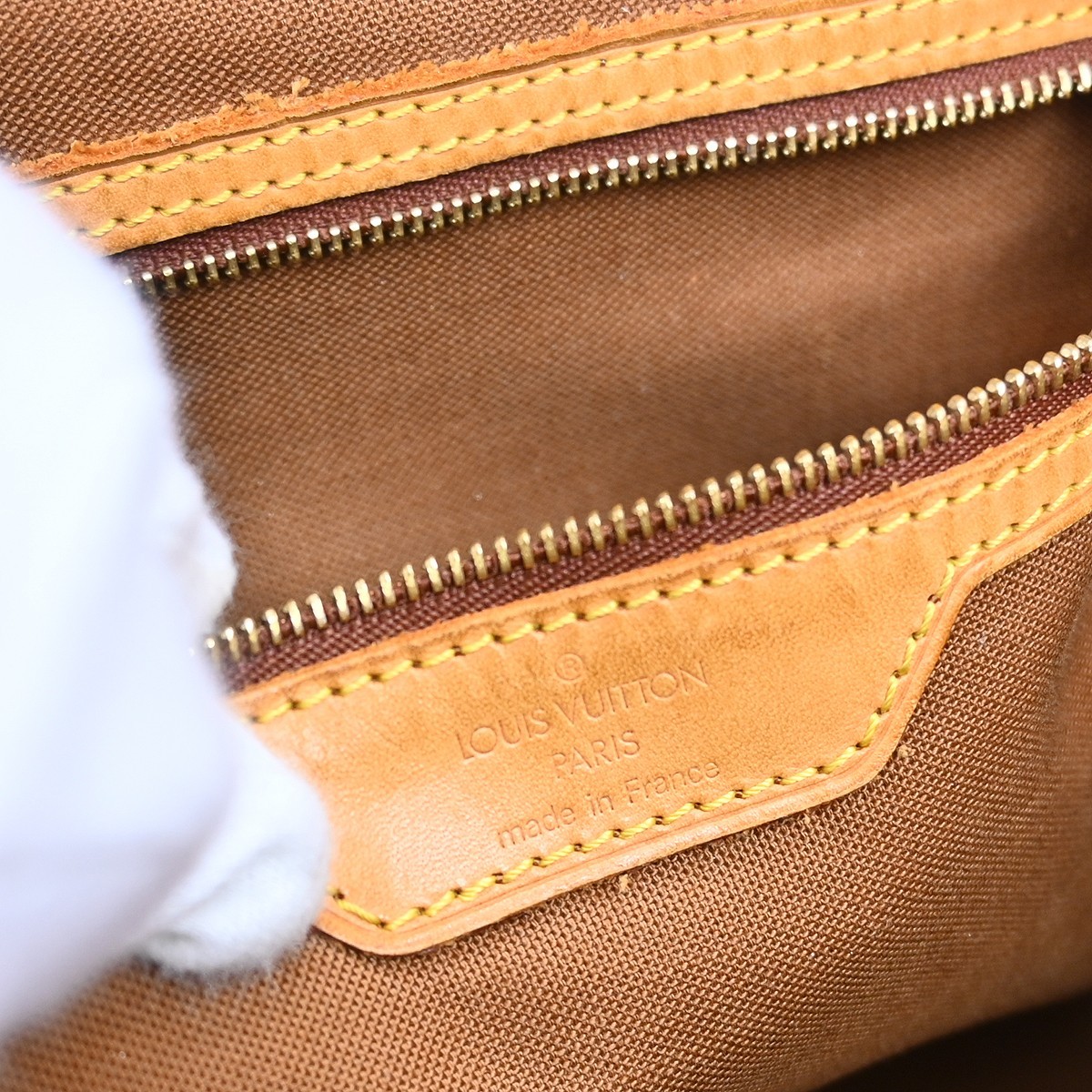 Best03 LOUIS VUITTON CABAS MEZZO HAND TOTE BAG MONOGRAM M51151 TH1001 YQ07494