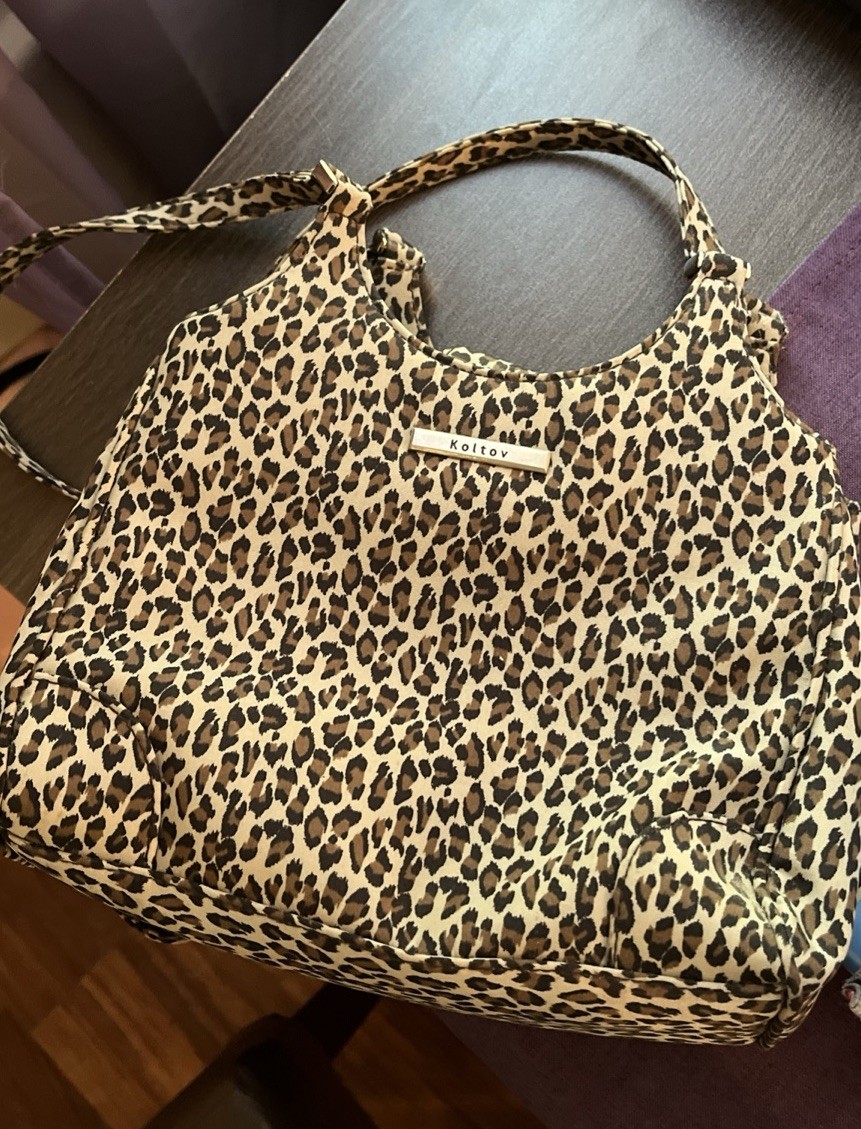 Koltov Fashion Handbag cheetah Print Shoulder Bag Women’s Purse