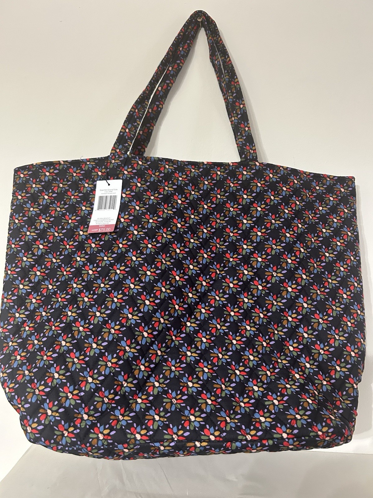 Vera Bradley Essential Grand Tote, Venetian Flowers Multi NWT