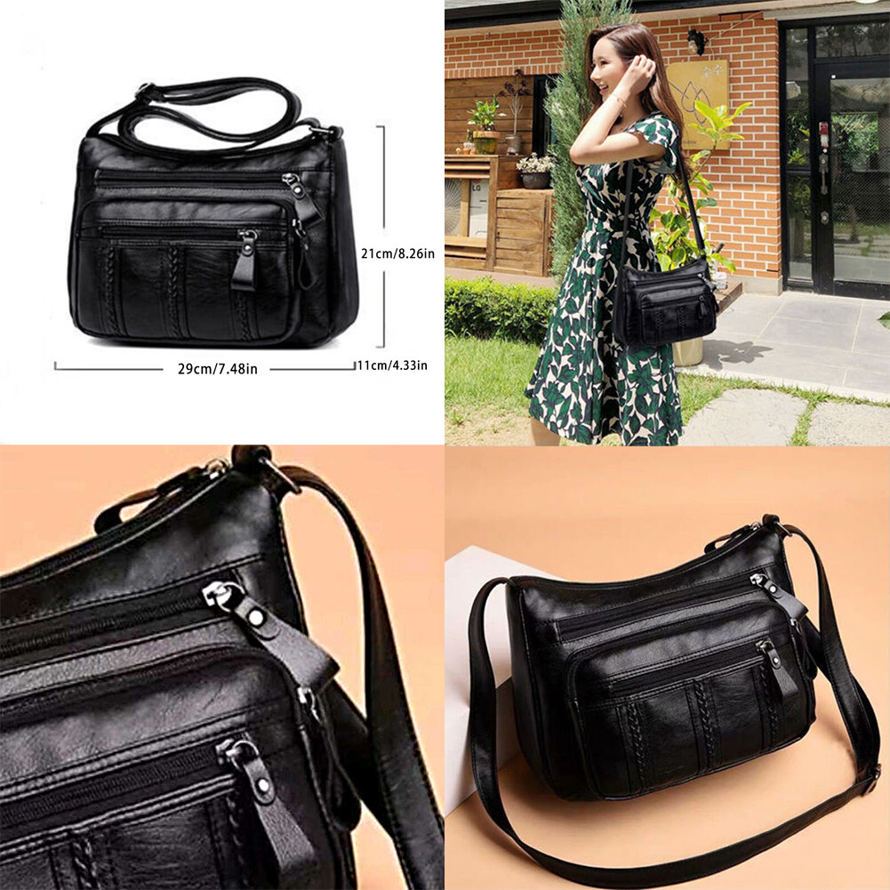 US 1-2 Pack Women’s Crossbody Wallet Cell Phone Case Shoulder Bag Pouch Large