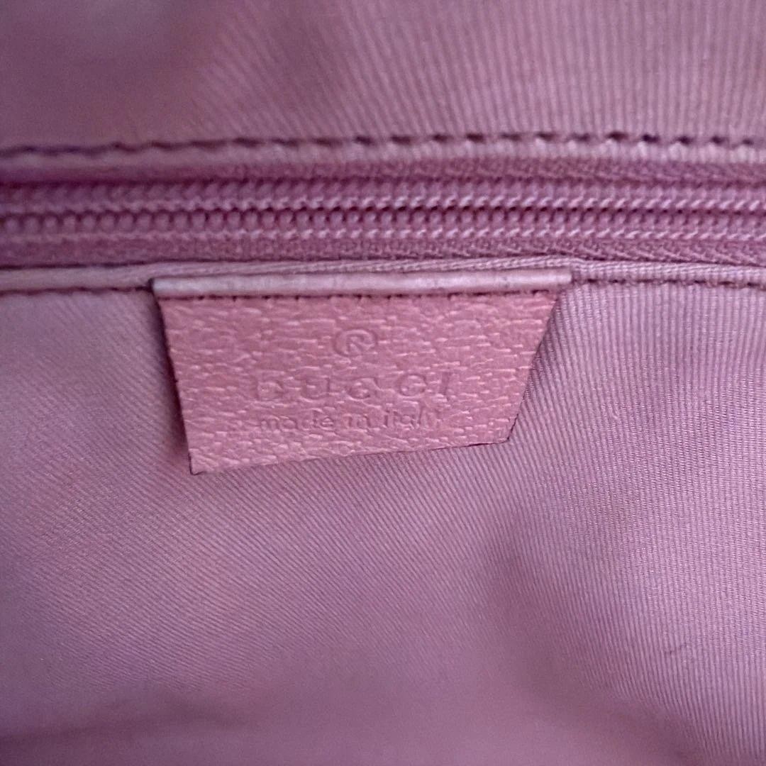 GUCCI Tote Bag GG Canvas Pink Authentic Women’s Fashion Bag Excellent Condition