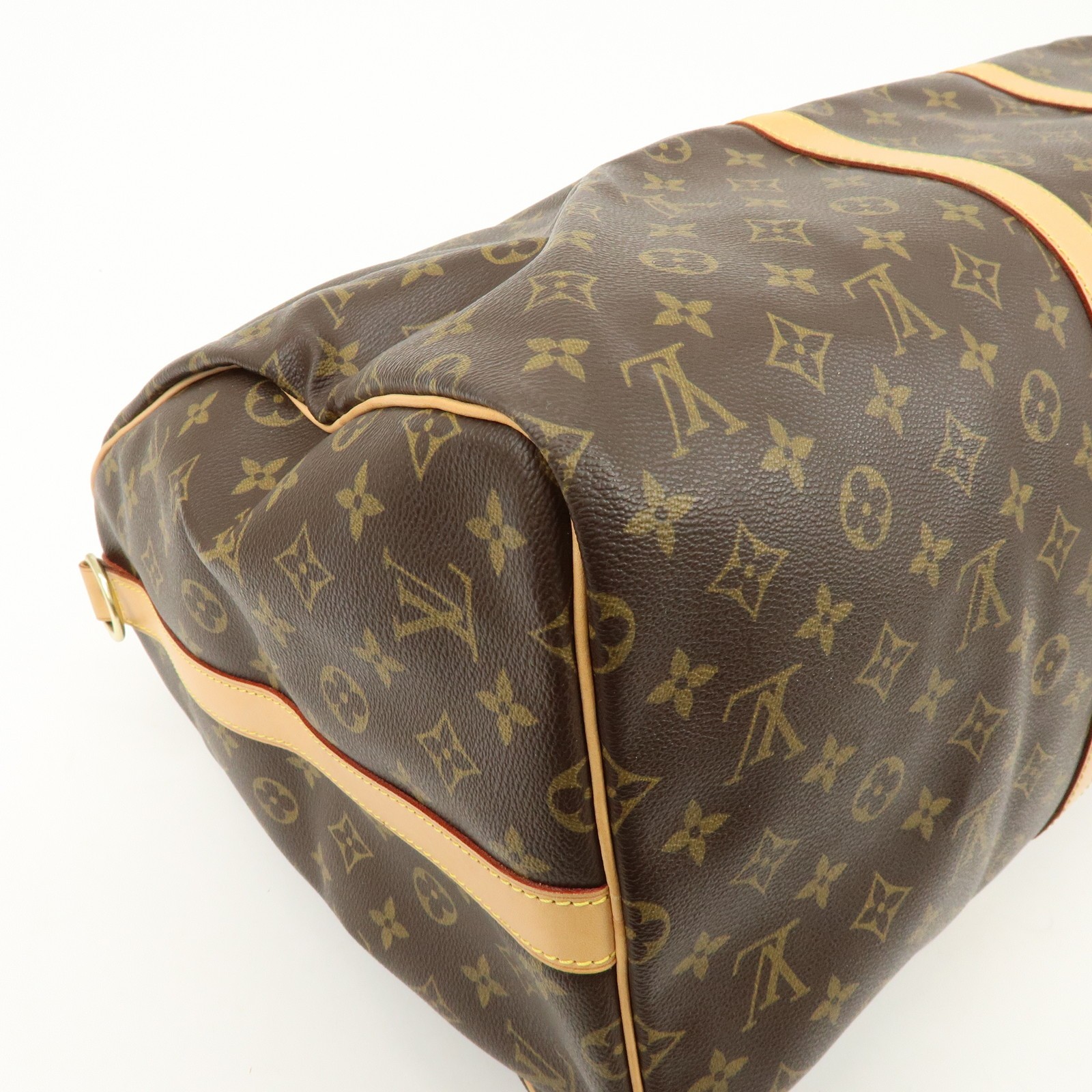 Louis Vuitton Monogram Keep All Bandouliere 55 Boston Bag M41414 Auth Used F/S
