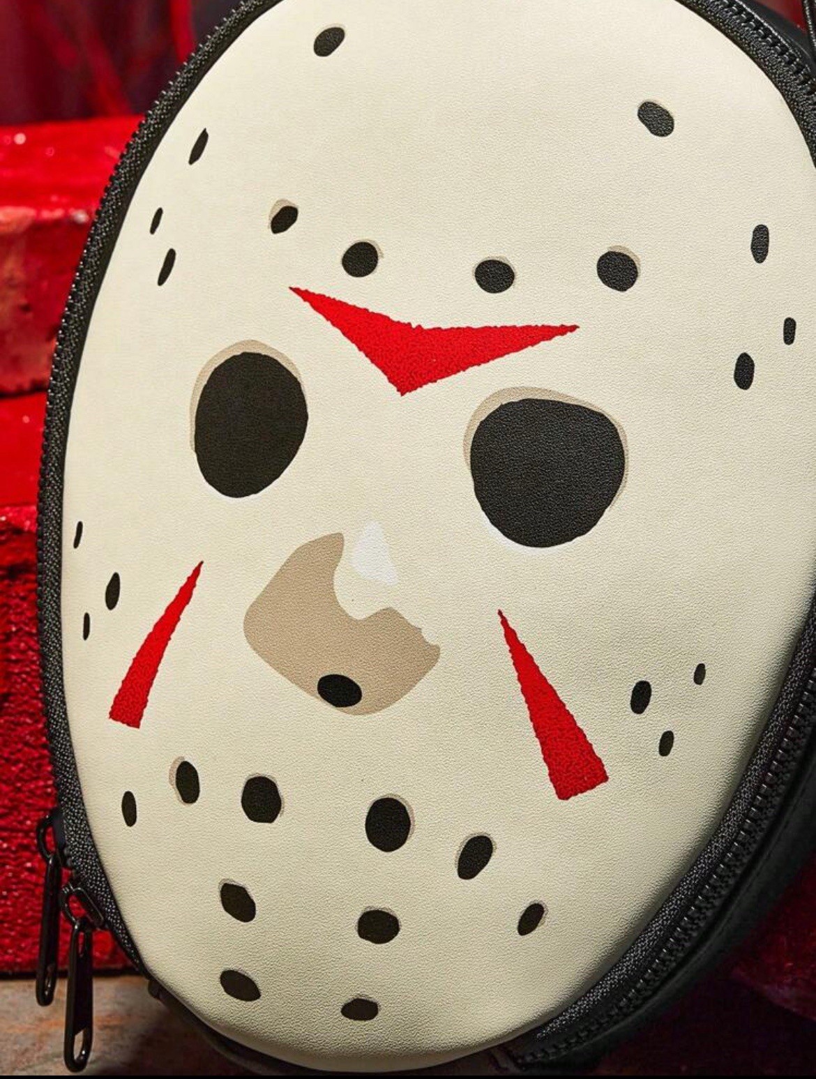 New 9” FRIDAY THE 13th Purse JASON VOORHEES Crossbody Bag HOCKEY HORROR Handbag