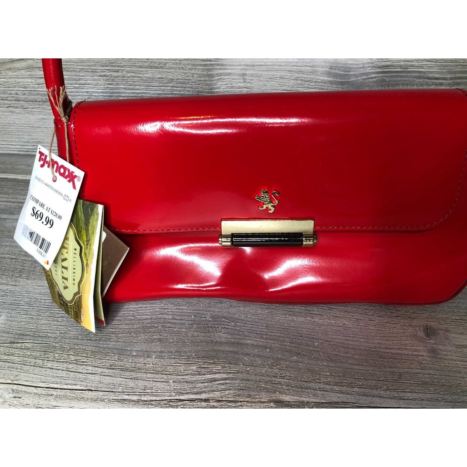 Pratesi Firenze NWT Luxury Leather Purse – Gorgeous Red! NWT