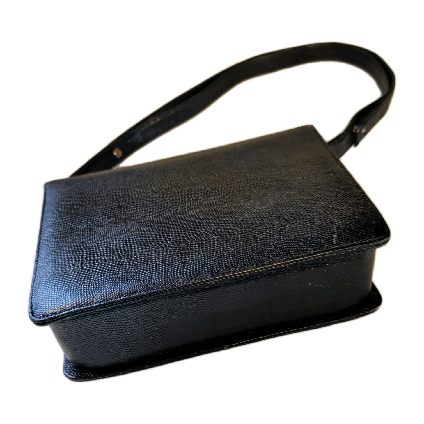 Black Salvatore Ferragamo Vara bow pebbled-leather crossbody bag