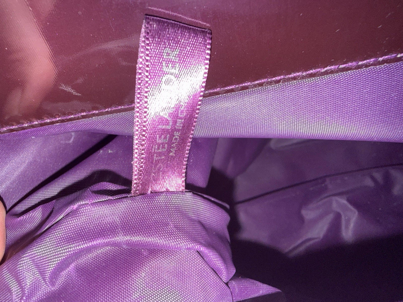 Estee Lauder Deep Purple Large Tote Weekender Overnight Travel Bag