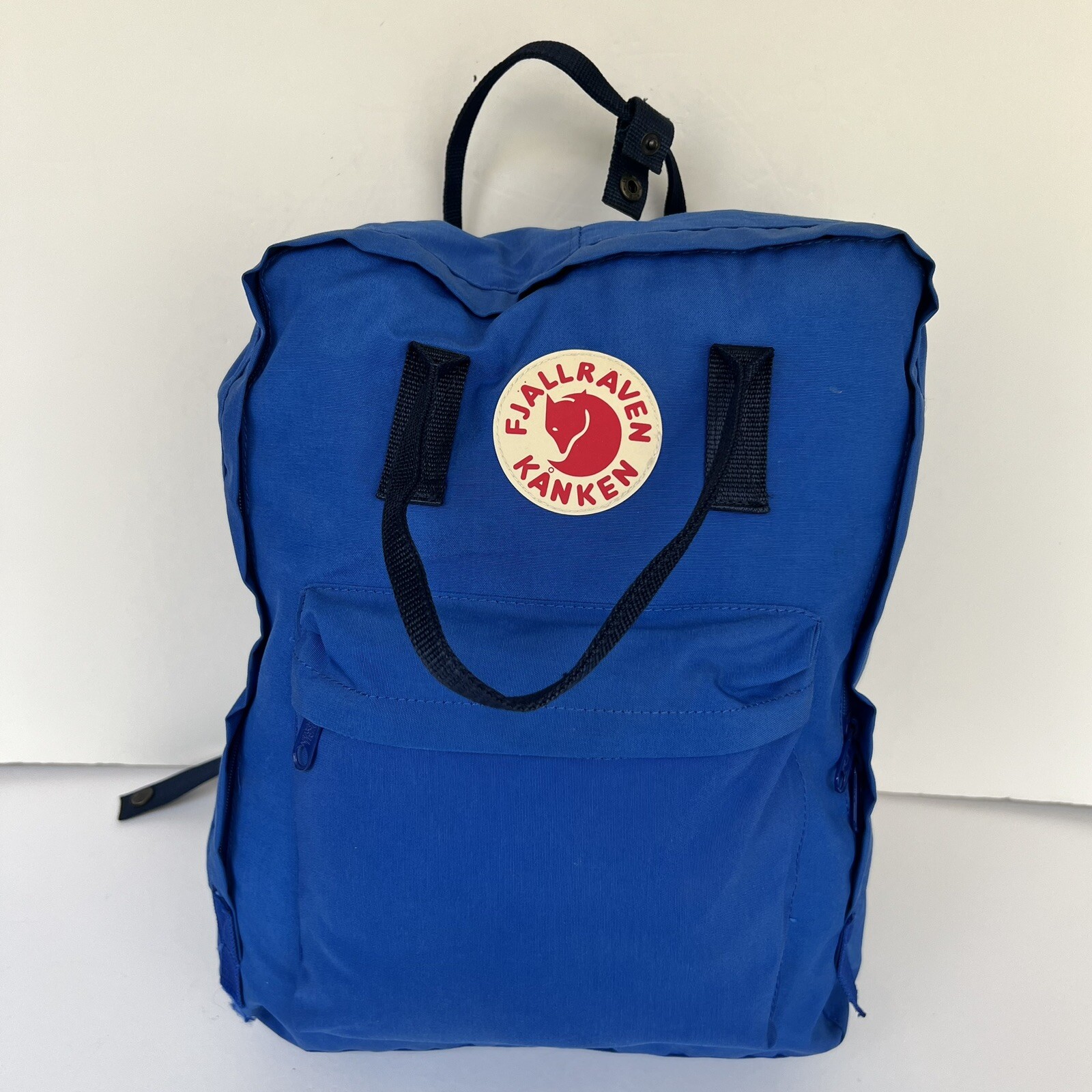 Fjallraven Kanken Unisex Medium Blue Vinylon Fabric Backpack