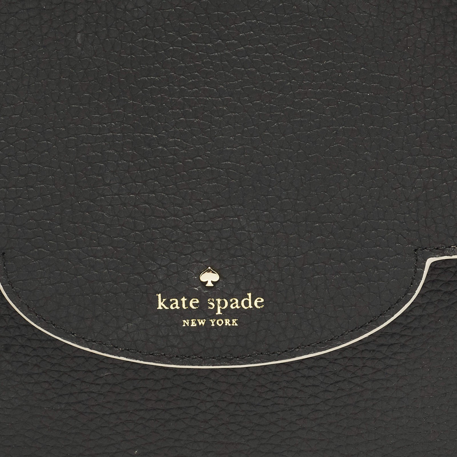 Kate Spade Leewood Place Makayla Black Leather Satchel