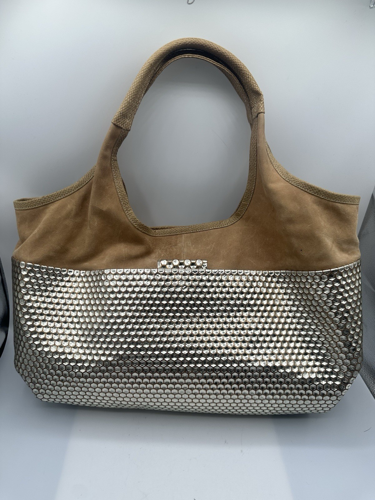 Daniella Lehavi Personals The Diamonds Collection Brown Weekender Shoulder Bag